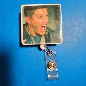 Supernatural Dean Winchester Scared Scream Retractable Badge Reel